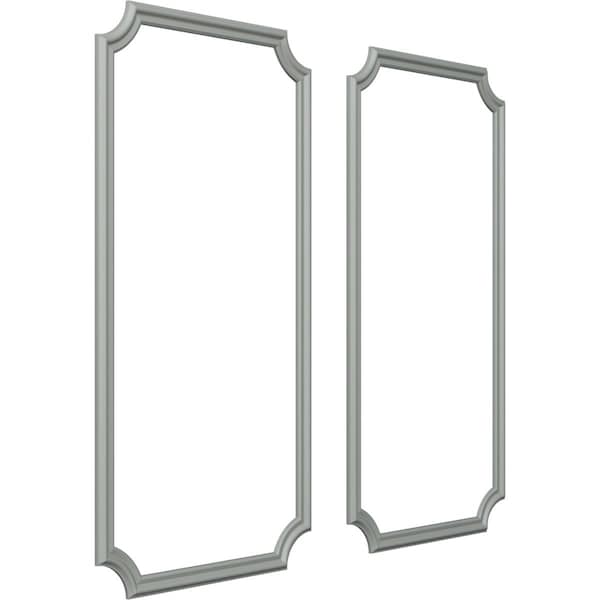 24-in. W X 48-in. H Seville Panel Moulding Kit Double Panel